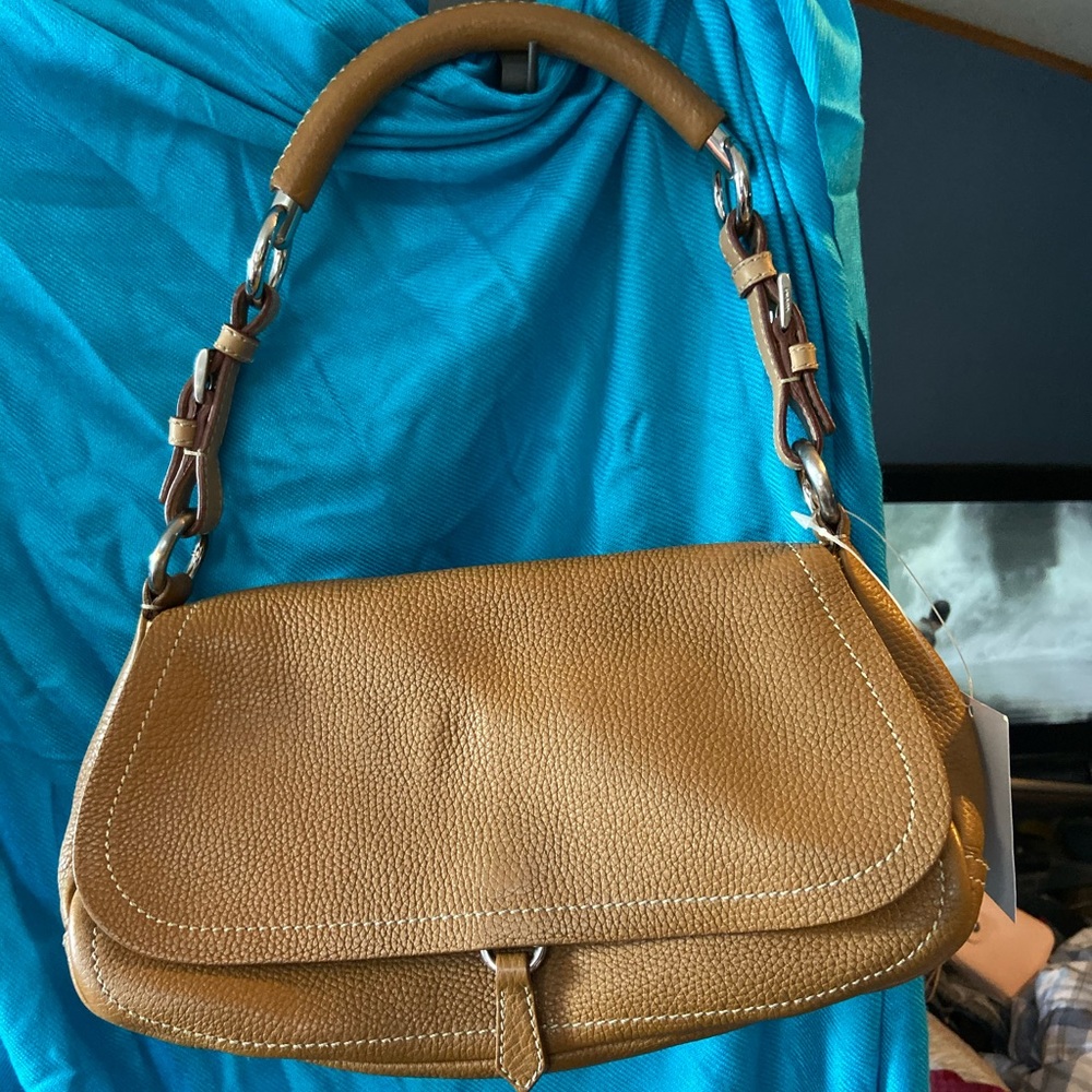 Authentic Parada camel color purse